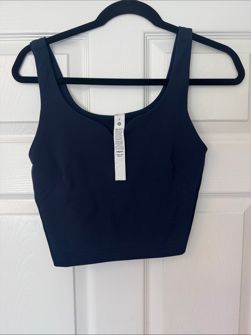 Navy blue lululemon workout top
